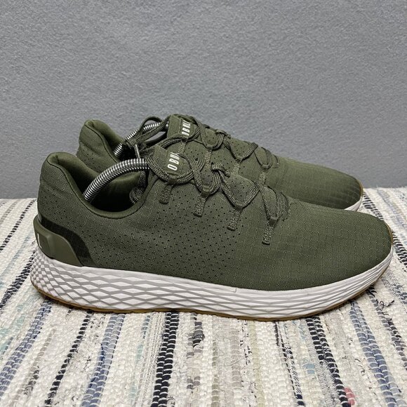 Nobull Ripstop Runner Green Gum Mens Sneakers Size 11 Lightweight Athletic Shoes - Picture 1 of 9